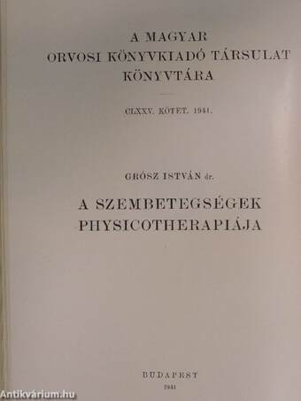 Elektrokardiographia/A szembetegségek physicotherapiája/Az állkapocssérülések gyógyítása/Élelmezési táblázatok