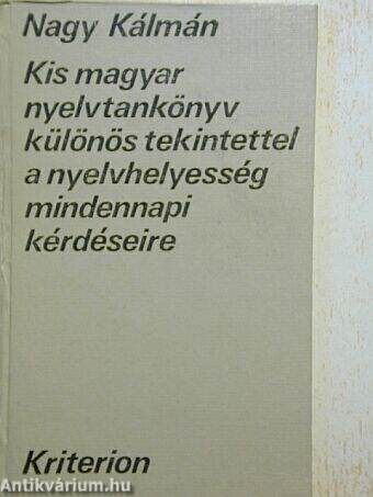 Kis magyar nyelvtankönyv