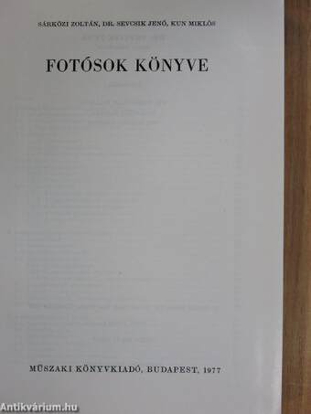 Fotósok könyve