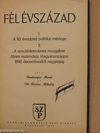 Fél évszázad