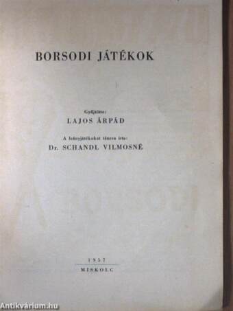 Borsodi játékok