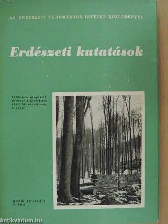 Erdészeti kutatások 1963/3.