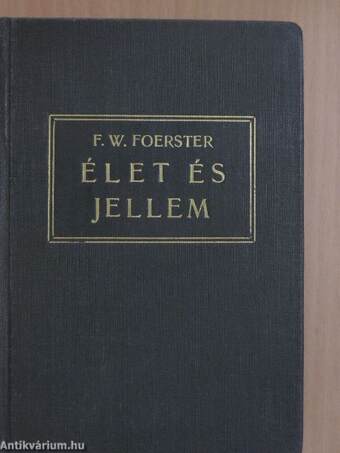 Élet és jellem