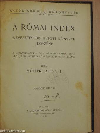 A római index