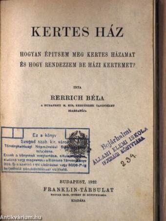 Kertes ház