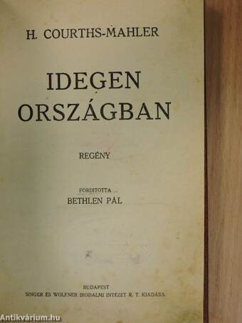 Idegen országban