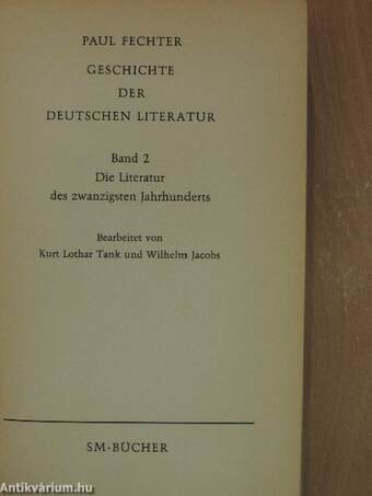 Geschichte der deutschen Literatur 2.