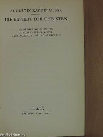 Die Einheit der Christen