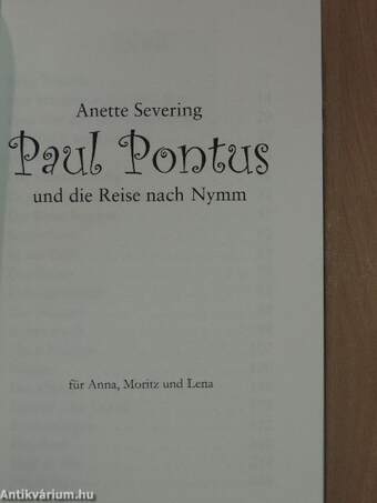 Paul Pontus und die Reise nach Nymm