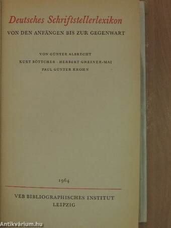 Deutsches Schriftstellerlexikon