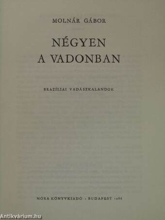 Négyen a vadonban