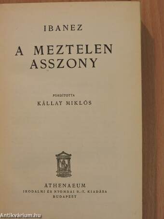 A meztelen asszony