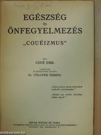 Egészség és önfegyelmezés