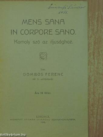 Mens sana in corpore sano