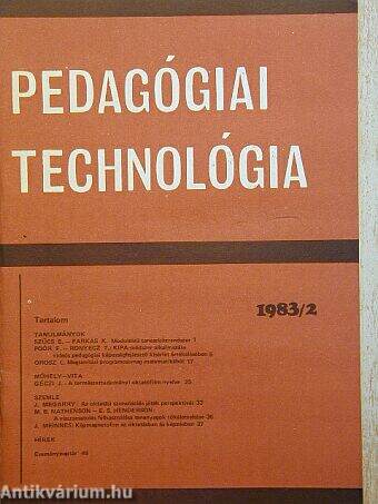 Pedagógiai Technológia 1983/2.