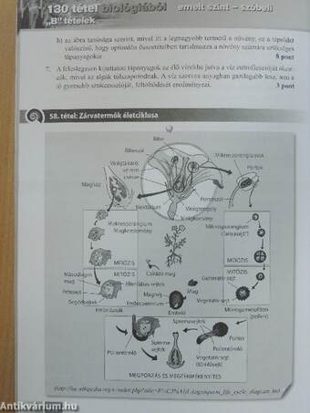 130 tétel biológiából