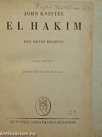 El hakim I-II.