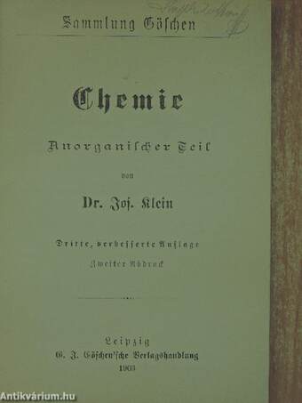 Chemie (Gótbetűs)