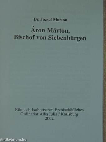 Áron Márton, Bischof von Siebenbürgen