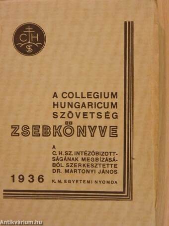 A Collegium Hungaricum Szövetség Zsebkönyve