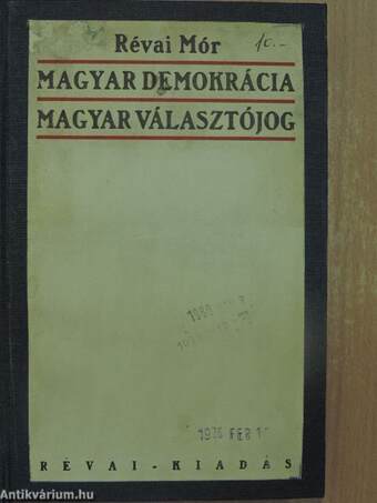 Magyar demokrácia, magyar választójog