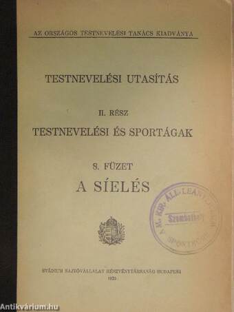 Testnevelési utasítás II. - Testnevelési és sportágak 8. füzet