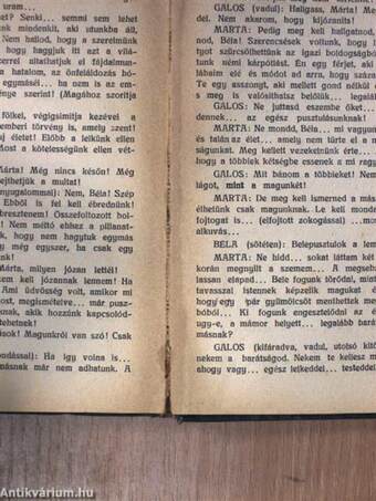 A' özvegy Karnyóné s két szeleburdiak/Gerson du Malheureux vagy az ördögi mesterségekkel találtatott ifjú/A pénz/Egy szoba-konyha/Májusi fagy