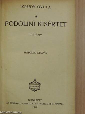 A podolini kisértet