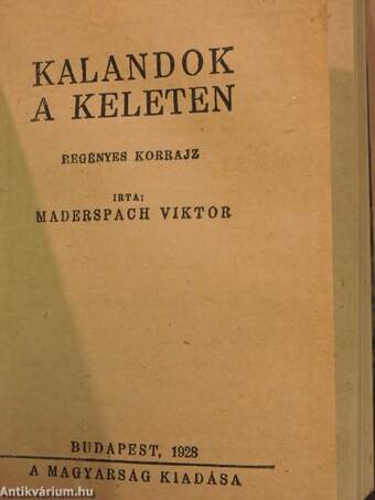 Rabszolgák és rabszolgatartók/Kalandok a keleten/Istenek lovagjai/Szent Margit/A fivérhelyettes