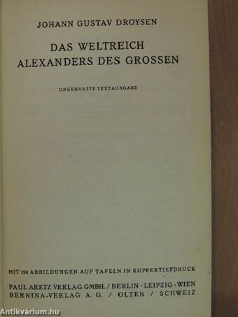 Das Weltreich Alexanders des Grossen