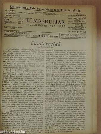 Tündérujjak 1928. január-december