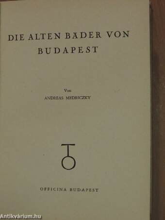 Die Alten Bäder von Budapest