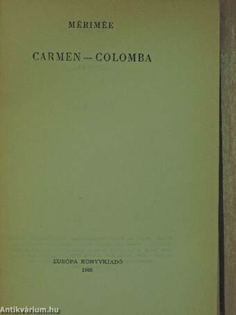 Carmen/Colomba