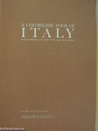 A Colorslide Tour of Italy - Scenic Wonderland: Her Cities and Countryside