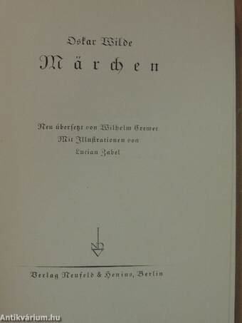 Märchen (gótbetűs)