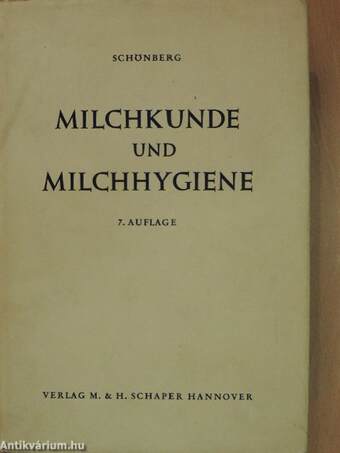 Milchkunde und Milchhygiene