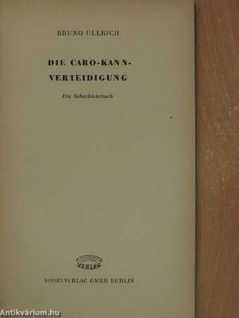 Die Caro-Kann-verteidigung