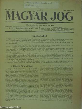 Magyar Jog 1948. március 20.