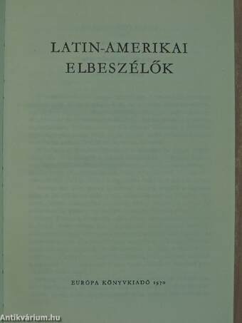 Latin-amerikai elbeszélők