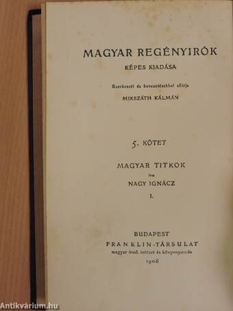 Magyar titkok I-III.