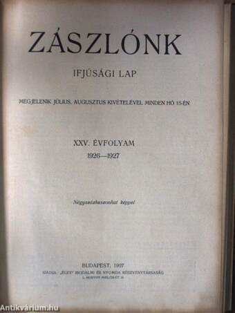 Zászlónk 1925. szeptember-1927. június