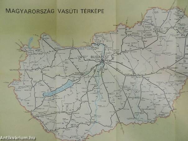 Magyarország vasúti térképe/Nemzetközi összeköttetések hálózata (térkép)