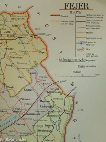Fejér megye (térkép)