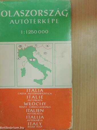 Olaszország autótérképe (térkép)