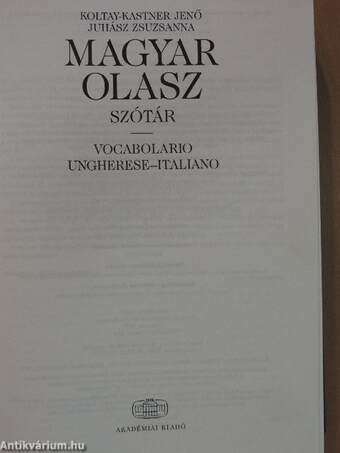 Magyar-olasz szótár