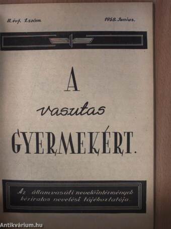 A vasutas gyermekért 1958. junius