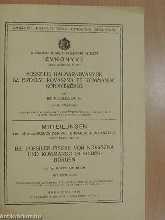 Fosszilis halmaradványok az erdélyi Kovászna és Kommandó környékéről