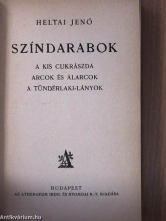 Színdarabok