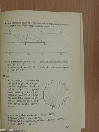 Kézikönyv a matematika 7. osztályos anyagának tanításához