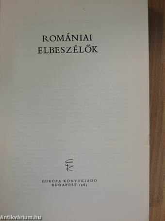 Romániai elbeszélők